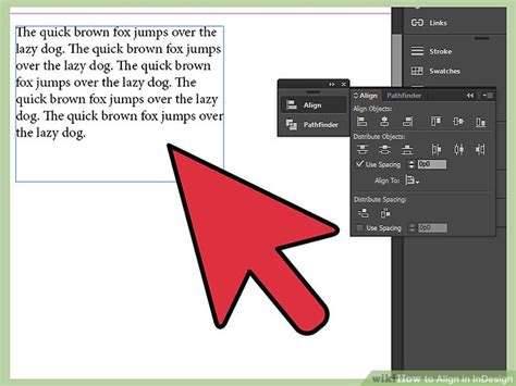 Image result for How to Align Text InDesign