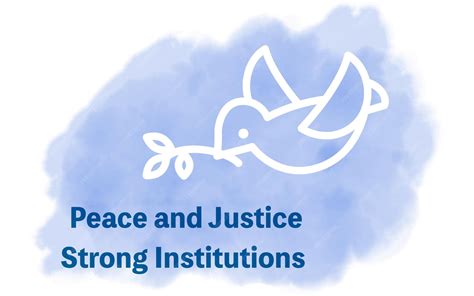 Premium Vector | Watercolor style sdgs goal 16 peace justice and strong institutions