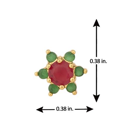 CZ Coloured Gemstones Stud Earrings – VOYLLA