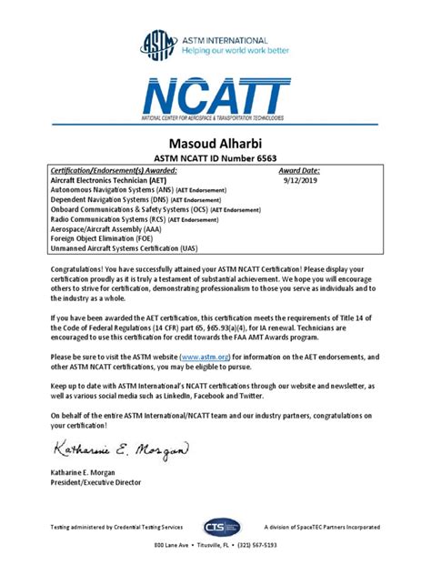 Image result for CCATS Letter Example