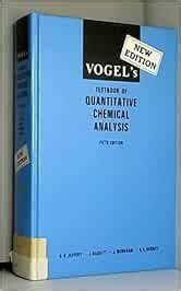 Buy Vogel's Textbook of Quantitative Chemical Analysis Book Online at ...