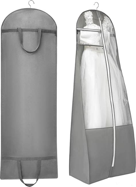 Amazon.com | ANZORG 70" Bridal Wedding Dress Bag for Long Gowns Travel Garment Bag for Prom ...