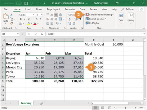 Formatting in Excel 2016 的图像结果