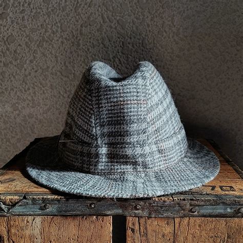 GELFER THE NEVIS 中折れ ウールハット スコットランド製 帽子 古着 ビンテージ Made in SCOTLAND ...