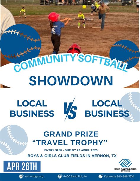 Battle of the Businesses - Community Softball Showdown - A Fundraiser ...