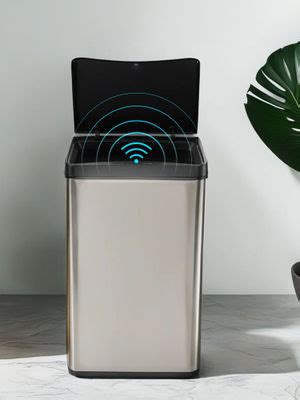 Buy Savya Home Rectangular Big Automatic Dustbin Sensor Dustbin 42L Ss ...