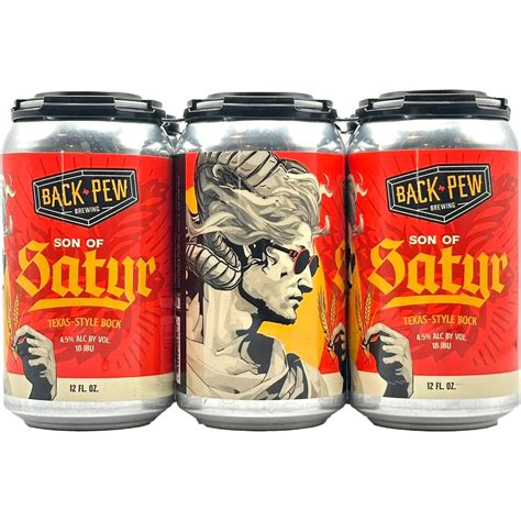 Back Pew Brewing Son of Satyr Texas-Style Bock Craft Beer 6 pk Cans ...