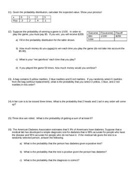 Image result for Probability Practice Problems
