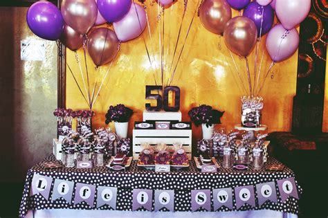 Perfect 50th Birthday Party Themes for You - Birthday Inspire