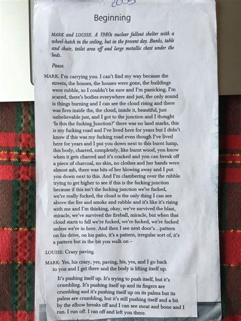 Image result for Next in Line Monologue Script