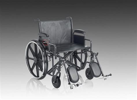 DUKAL WCFE1809P Tech-Med Duro-Trac Wheelchair, Perm Full Arm, Elevating ...