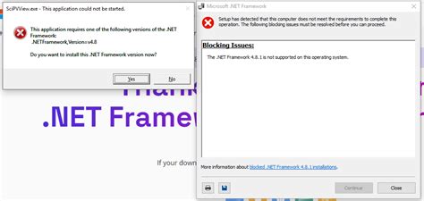 Image result for The .Net Framework 4.7.2 Redistributable Does Not Apply to This Operating System
