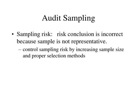 Non Statistical Sampling Audit 的图像结果