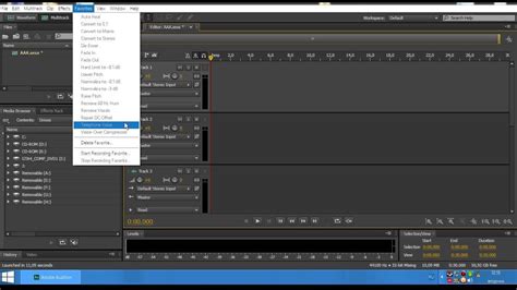 Курсы по Adobe Audition CS6 - 1 урок - Интерфейс - YouTube