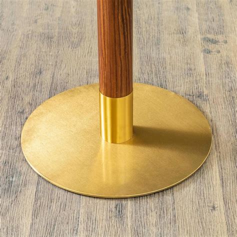 Buy Noir Novelty Tempered Glass Top End Table - Black and Gold from ...