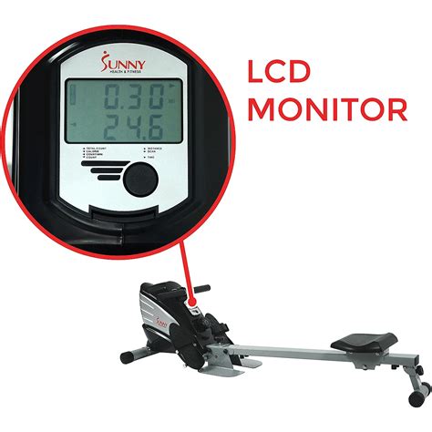 Sunny Health & Fitness Dual Function Magnetic Rowing Machine | Academy