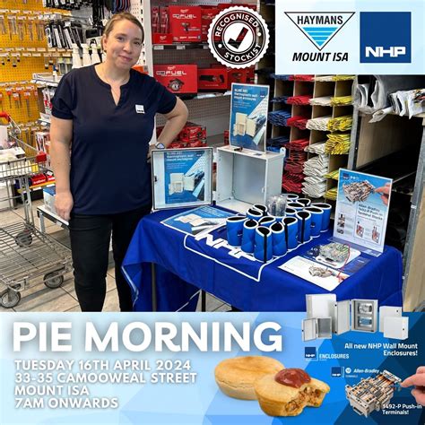 NHP is at the Haymans Mt Isa Pie Morning! Grab a pie and have a chat ...