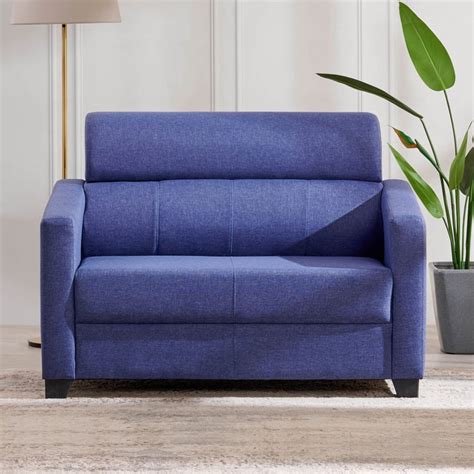 Buy Helios Lazio NXT Fabric 2-Seater Sofa - Blue from Helios by Home ...