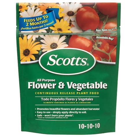 Scotts Flower and Vegetable 3-lb 10-10-10 Granules All-purpose Food ...