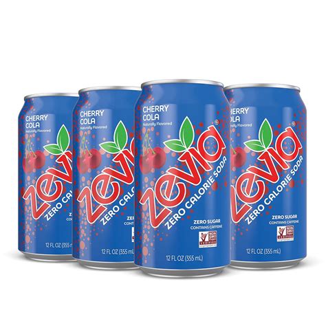 Zevia Zero Calorie Soda, Cherry Cola, 12 Fl Oz Cans India | Ubuy