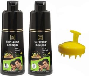 TRU HAIR & SKIN Hair Colour Shampoos with Brush -100ml Price in India ...