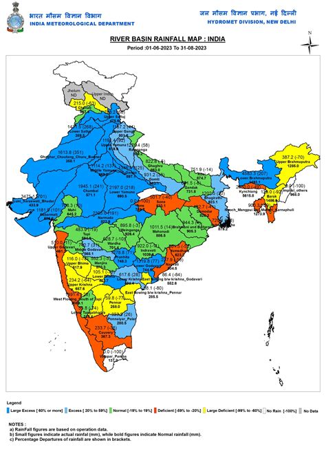 June Aug 2023: District wise rainfall in in India’s SW Monsoon – SANDRP
