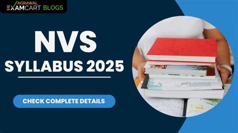 NVS Syllabus 2025 for TGT, PGT and Principal, Check Syllabus