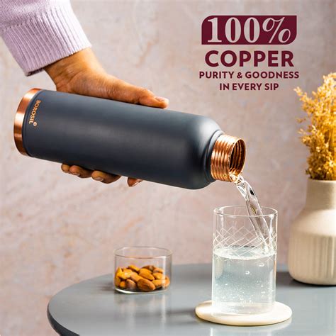 Borosil Copper Bottle Gray 1 L at Best Price Online in India - Borosil