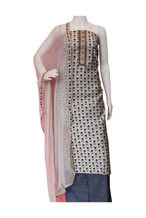 Churidar Dress Materials - Cotton, Chanderi, Silk, Chiffon
