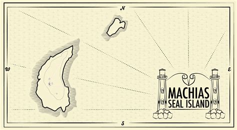 Map of Machias Seal Island :: Behance
