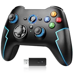 EasySMX Wireless Rechargeable PS3 PC Controllers, 9013PRO Wireless ...