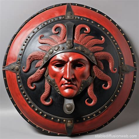 Ancient Greek Gorgon Shield | Stable Diffusion Online