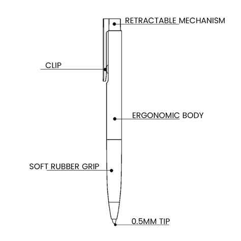 K7 transparent Gel Ink Pen - SCOOBOO - KACO