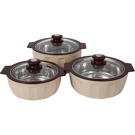 Buy Jaypee Plus Casserole Glamerole Set S.Coffee Online at Low Prices ...