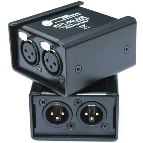 Interspace Industries SPLIXLER 2 Male to 2 Female XLR Splitter Gender Changer