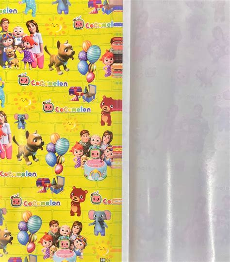 Coco melon printed gift wrapping paper (pack of 25 sheets) – Lucky ...