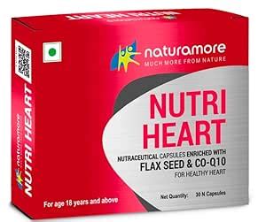 Naturamor Nutri Heart Nutraceutical 60 Capsules : Amazon.in: Health ...