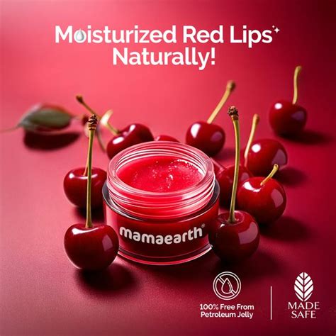 Cherry Moisture Therapy Lip Balm with Cherry & Vitamin E for Dry ...