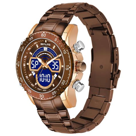 Benling Stylish Analog Digital Watch with EL Backlight – BENLING BL-10