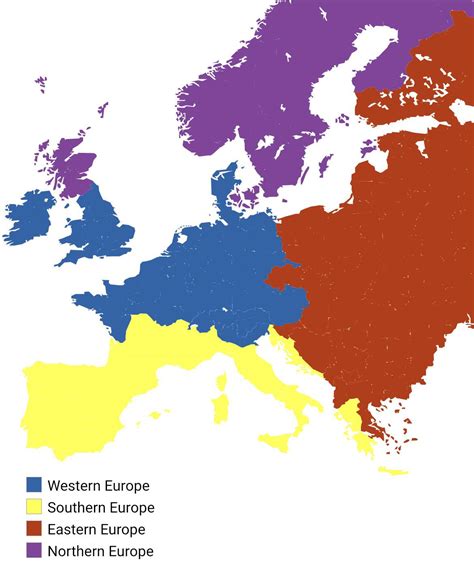 Regional Map of Europe 的图像结果