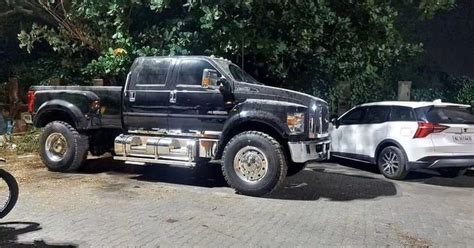 American Ford F650 Pickup Truck Makes Indian Mahindra XUV700 luxury ...