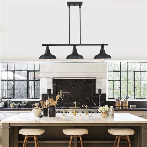 Matte Black Pendant Light: Modern Industrial Ceiling Fixture for ...