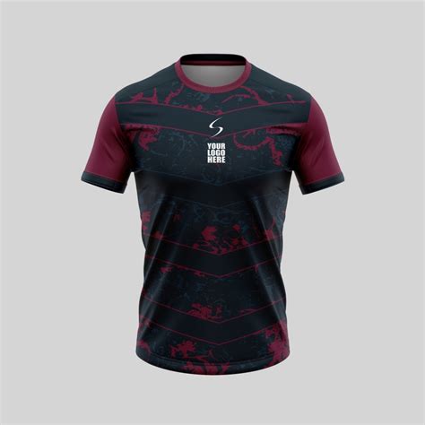 Aqua Maroon Customized Football Team Jersey Design | Customized ...