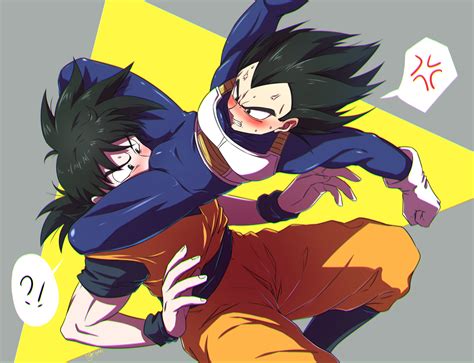 Vegeta X Goku Kiss