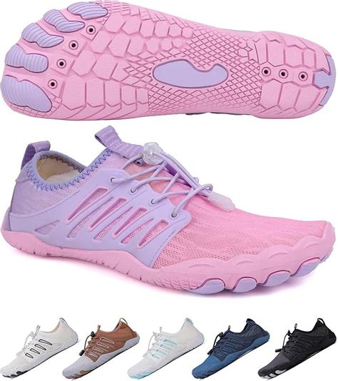 RURAN Hike Barefoot Shoes for Women Men Breathable Non-Slip Athletic Footwear Wide Toe Water ...