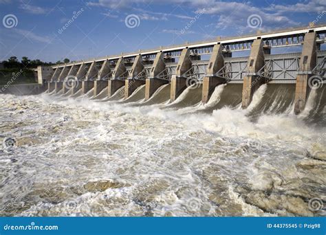Gavins Point Dam Tailwaters Stock Image - Image of lewis, army: 44375545