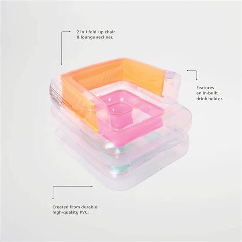 Flashback Multi Inflatable Lilo Chair – partyalacarte.co.in