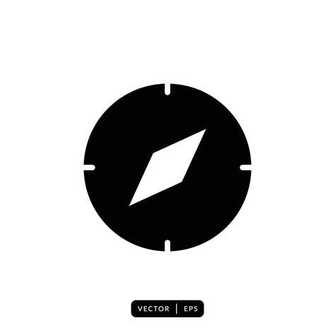 Compass Icon Vector - Sign or Symbol 6082284 Vector Art at Vecteezy