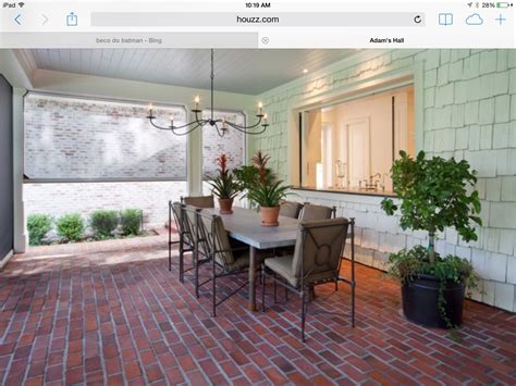 Outdoor dining and a pass thru window from the kitchen. Also like the ...