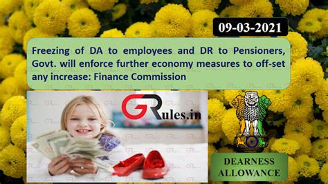Freezing of DA to employees and DR to Pensioners, Govt. will enforce ...